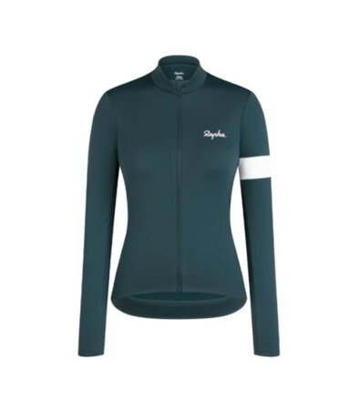 Rapha Core Damen-Thermotrikot langarm grün