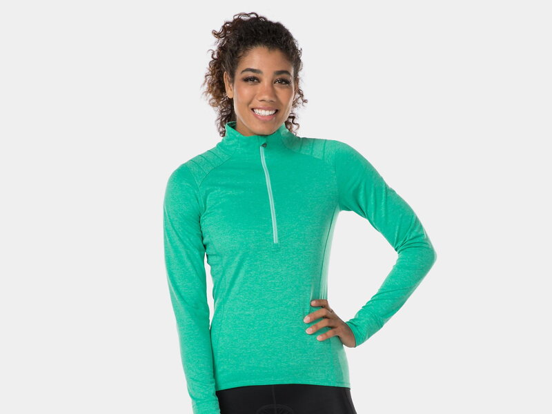 Bontrager Vella WSD Grünes Thermo-Langarmtrikot