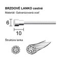 LONGUS Bremskabel ROAD