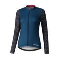 SHIMANO Damentrikot KAEDE PRINTED LONG blau