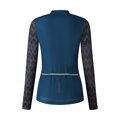 SHIMANO Damentrikot KAEDE PRINTED LONG blau