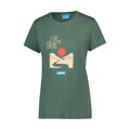SHIMANO T-Shirt Damen GRAPHIC TEE grün