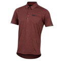PEARL IZUMI T-Shirt VERSA POLO Burgunderrot