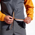 PEARL IZUMI Jacke CANYON 2.5L WXB RAIN orange/grau F22