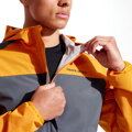 PEARL IZUMI Jacke CANYON 2.5L WXB RAIN orange/grau F22