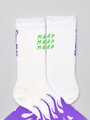 MAAP Socken Jayco AlUla WORLDTOUR 26 TEAM lila/weiß