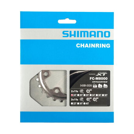 SHIMANO Kettenblätter DEORE XT FC-M8000 2-fach