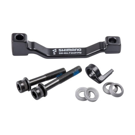 SHIMANO Scheibenbremsadapter von PM-Bremssattel auf PM-Gabel/-Rahmen