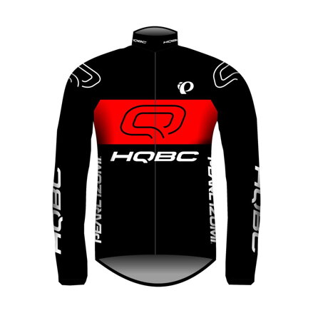 HQBC QPI TEAM 2021 winddichte Jacke schwarz/rot