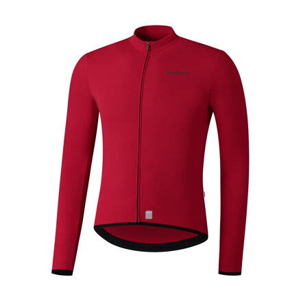 SHIMANO Trikot VERTEX THERMAL LONG rot