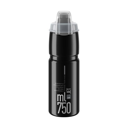 ELITE Trinkflasche JET PLUS 750 schwarz/grau