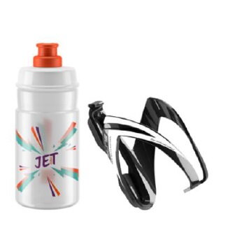 ELITE Flasche mit Korbset CEO orange Logo, 350 ml