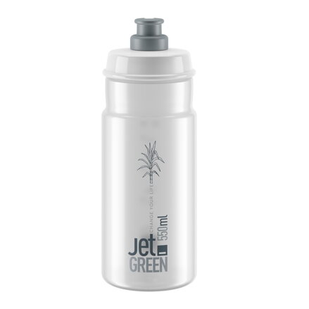 ELITE Trinkflasche JET GREEN 550 transparent