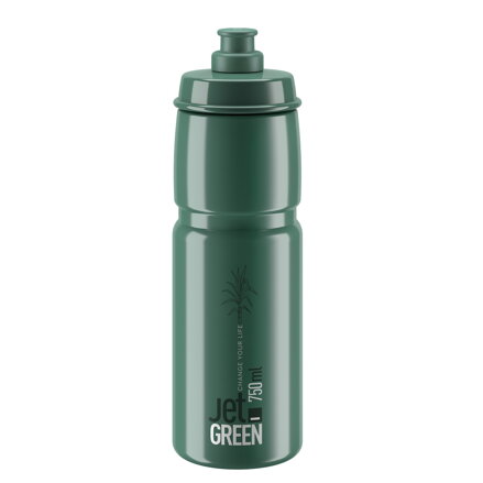 ELITE Trinkflasche JET GREEN 750 dunkelgrün