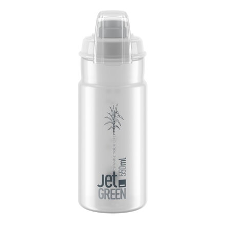 ELITE Trinkflasche JET GREEN PLUS 550 transparent