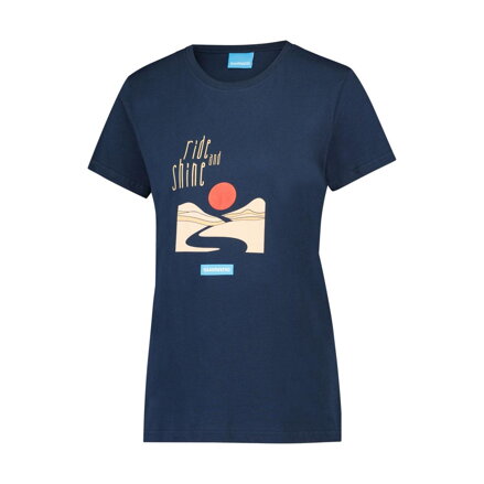 SHIMANO Damen T-Shirt GRAPHIC TEE Marineblau