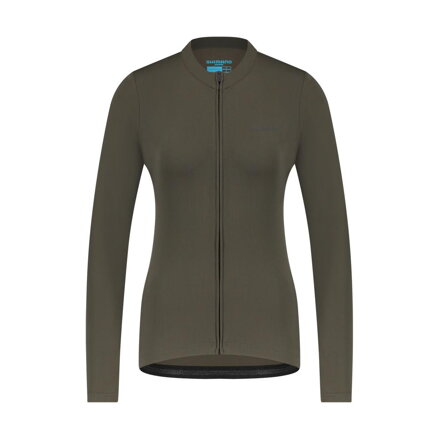 SHIMANO Damentrikot KAEDE THERMAL LONG grün