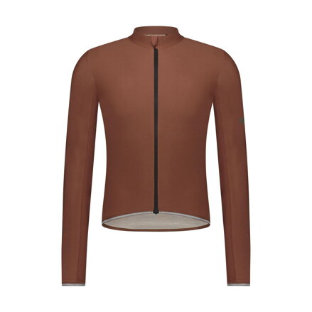 SHIMANO Trikot EVOLVE MERINO LONG braun