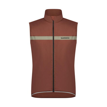 SHIMANO Weste EVOLVE WIND INSULATED braun