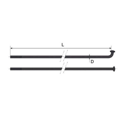 MACH1 Spice Inox Plus 2/268 schwarz OEM 10 Stk