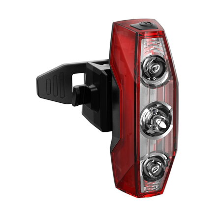 LONGUS SHIP Rücklicht 5LED 5f USB, 50lm, schwarz