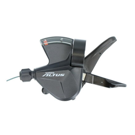 SHIMANO Linker Schalthebel Altus M2010 links 2-k. mit Zeiger