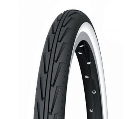 MICHELIN Reifen CITY J 24x1,75 33TPI schwarz/weiß 630g / Größe: 24