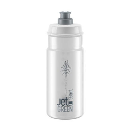ELITE Trinkflasche JET GREEN 550 transparent