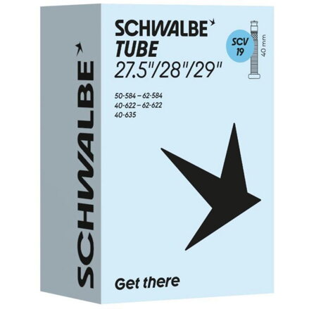 SCHWALBE Schlauch SCV19 (40/62-584/635) 27.5/29x1.60–2.45 SCV 40 mm 220 g
