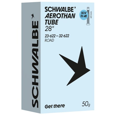 SCHWALBE Schlauch SCV15-AE (23/32-622) 28x0.90–1.25 SCV 40 mm Aerothan 50 g