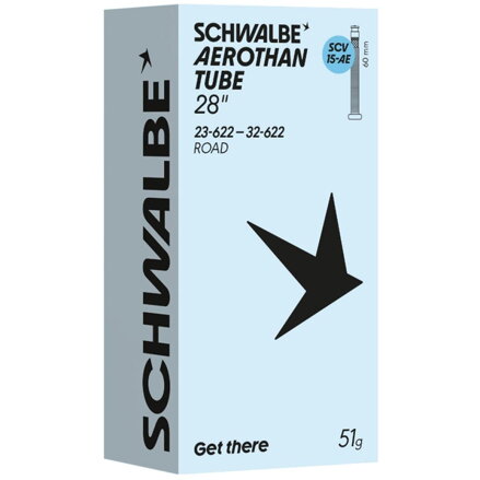 SCHWALBE Schlauch SCV15-AE (23/32-622) 28x0.90–1.25 SCV 60 mm Aerothan 51 g