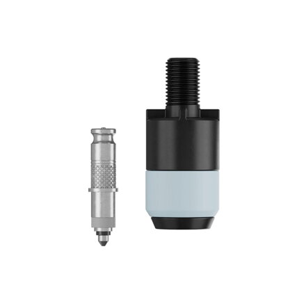 SCHWALBE SCV-Ventilset für DV - 2x Ventil, 2x Ventilkappe, 1x Schlüssel, 1x Adapter für Pumpenaufsatz