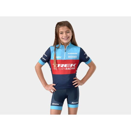 Bontrager Hose für Kinder Santini Trek-Segafredo XC Replica blau