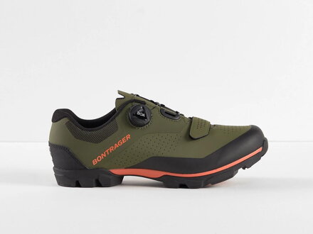 Bontrager Schuhe Foray MTB grün orange.