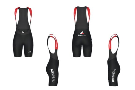MILREMO Damenhose CRITERIUM mit Hosenträgern, L-Form, 45 mm, PRO-Einsatz