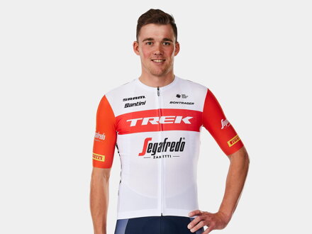 Bontrager Trikot Santini Trek Segafredo Replica weiß rot/ Größe: XL