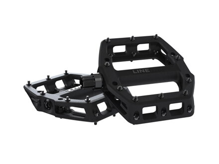 Bontrager Pedale Line Elite Flat schwarz