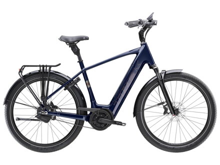 Elektrofahrrad Trek District+ 5 2024 blau  