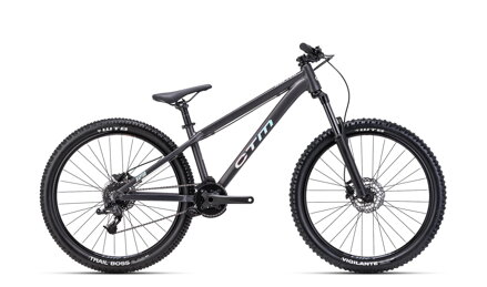 Fahrrad CTM RAPTOR – matt metallisch schwarz / Gr.:13  