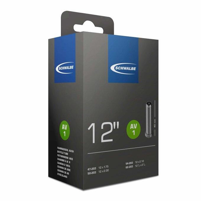SCHWALBE Rohr 12x1,75/2,10 AV 40mm SCHWALBE Rohr 12x1,75/2,10 AV 40mm