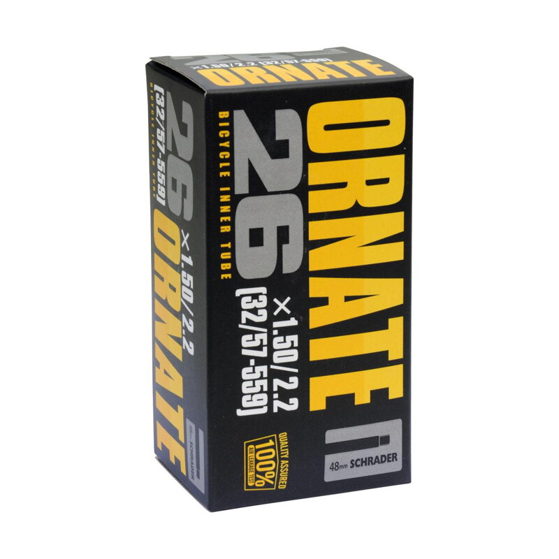 VERZIERTER Innenschlauch 26x1,5/2,20 AV48 (32/57-559) VERZIERT VERZIERTER Innenschlauch 26x1,5/2,20 AV48 (32/57-559) VERZIERT