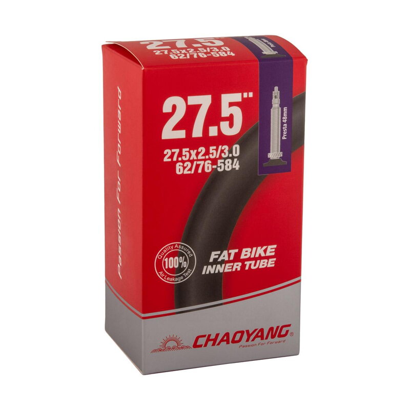 CHAOYANG Schlauch 27,5x2,50/3,0 FV48 (62/76-584) CHAOYANG Schlauch 27,5x2,50/3,0 FV48 (62/76-584)
