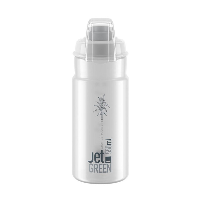 ELITE Trinkflasche JET GREEN PLUS 550 transparent