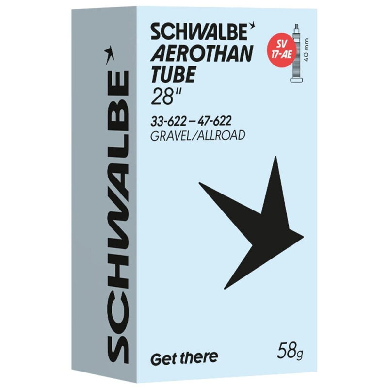 SCHWALBE Duša SV17-AE (33/47-622) 28x1.30–1.85 SV 40mm Aerothan 58g