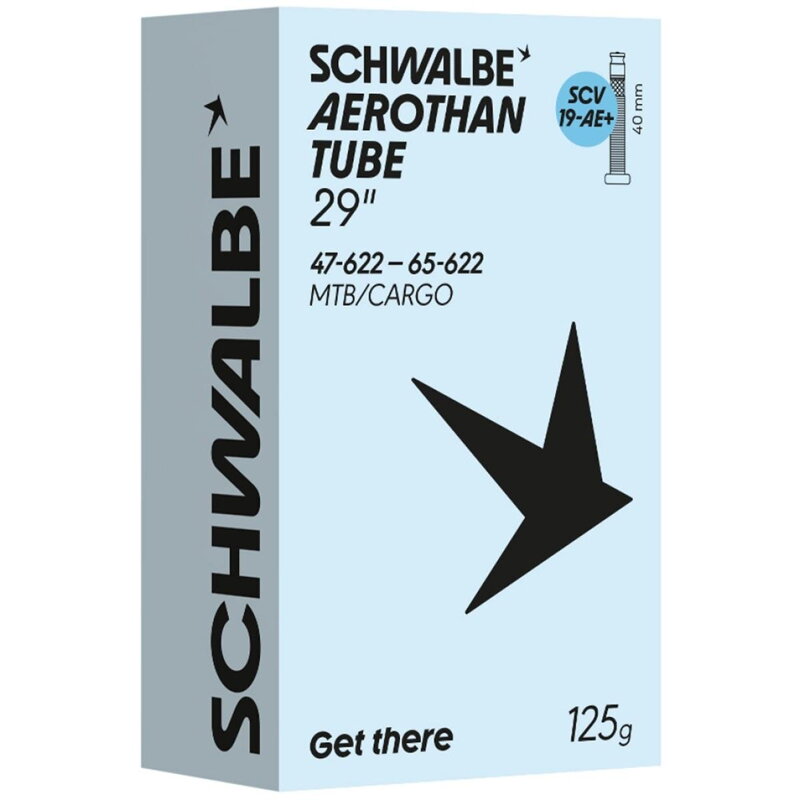 SCHWALBE Duša SCV19-AE+ (47/65-622) 29x1.85–2.60 SCV 40mm Aerothan 125g