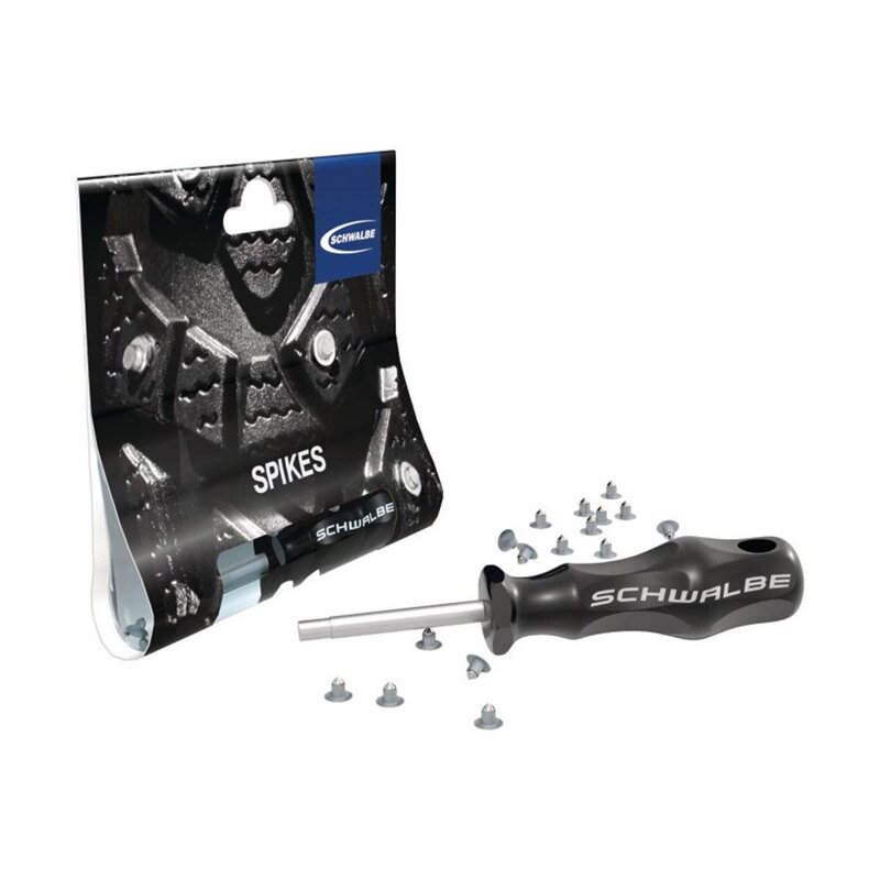 SCHWALBE Spike-Werkzeug für Wintermäntel + 50 Spikes