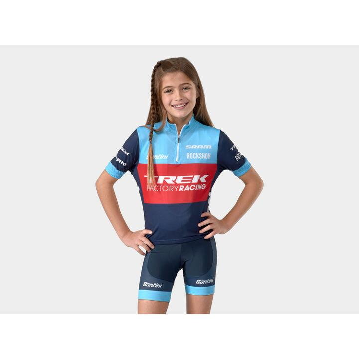 Bontrager Hose für Kinder Santini Trek-Segafredo XC Replica blau Bontrager Hose für Kinder Santini Trek-Segafredo XC Replica blau