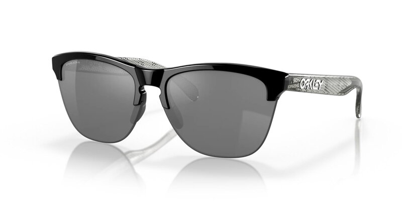 Oakley Frogskins Lite Polierte schwarze/Prizm schwarze Brille Oakley Frogskins Lite Polierte schwarze/Prizm schwarze Brille